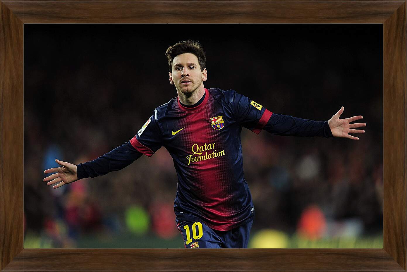 Картина в раме - Лионель Месси (Lionel Andres Messi ) Футбол
