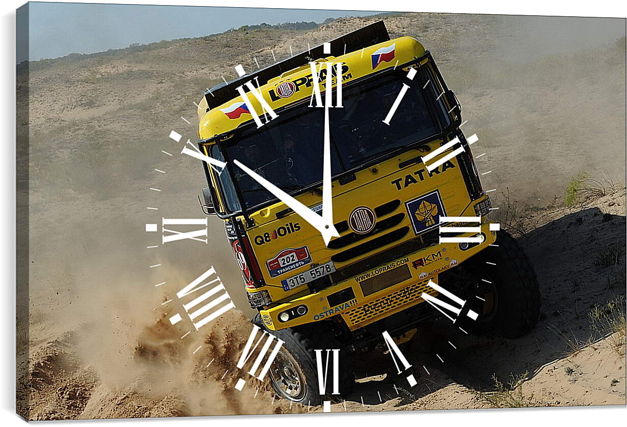 Часы картина - Ралли Дакар (Автоспорт)