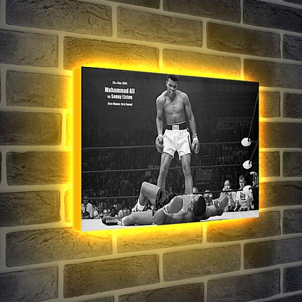 Лайтбокс световая панель - Мухаммед Али (Muhammad Ali)