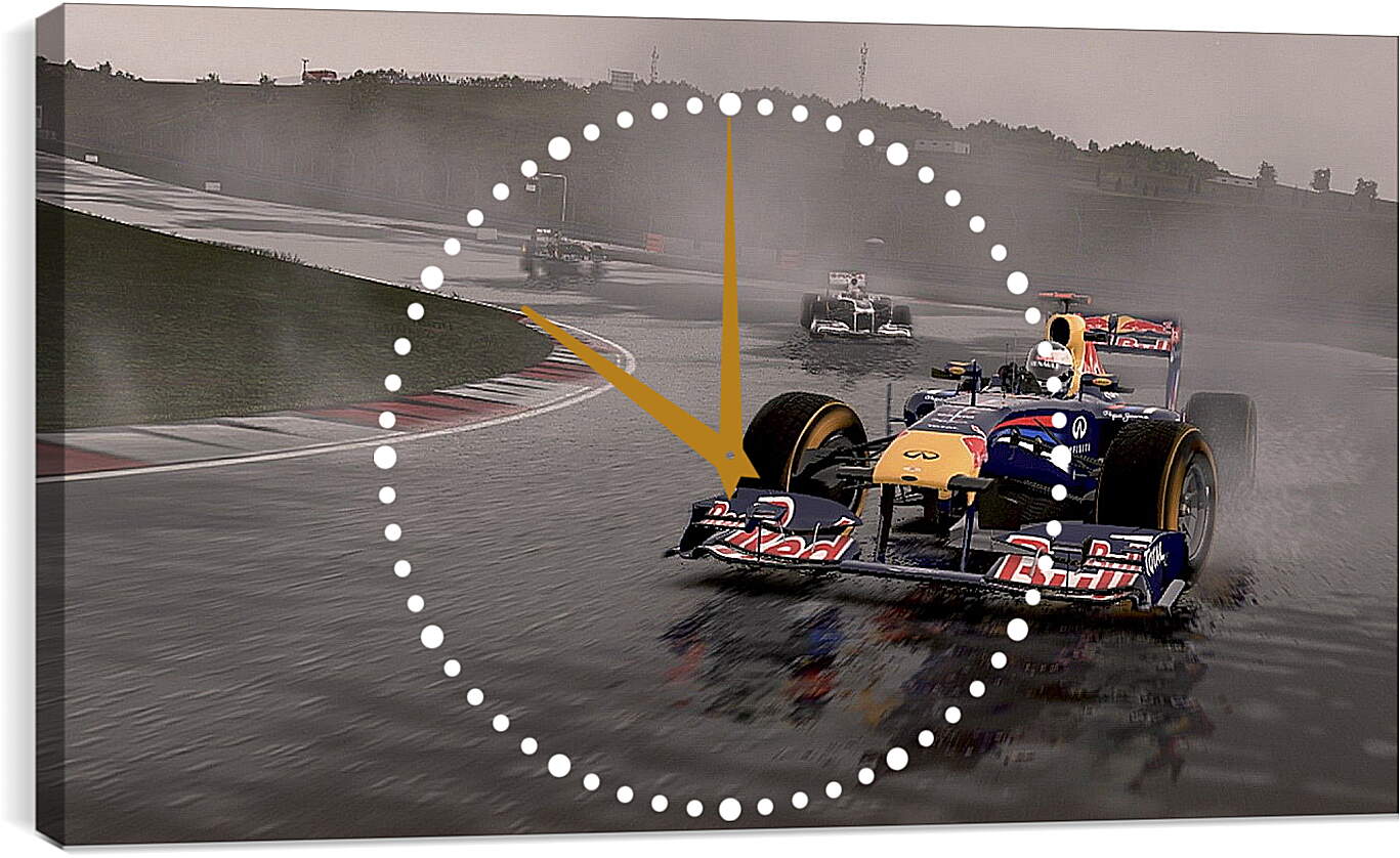 Часы картина - Формула 1 (F1)
