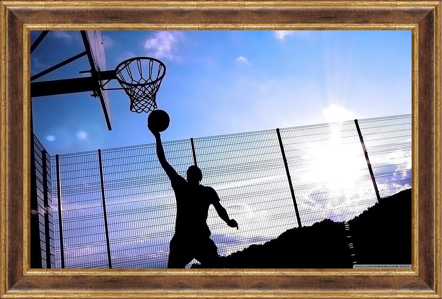 Картина в раме - Баскетбол