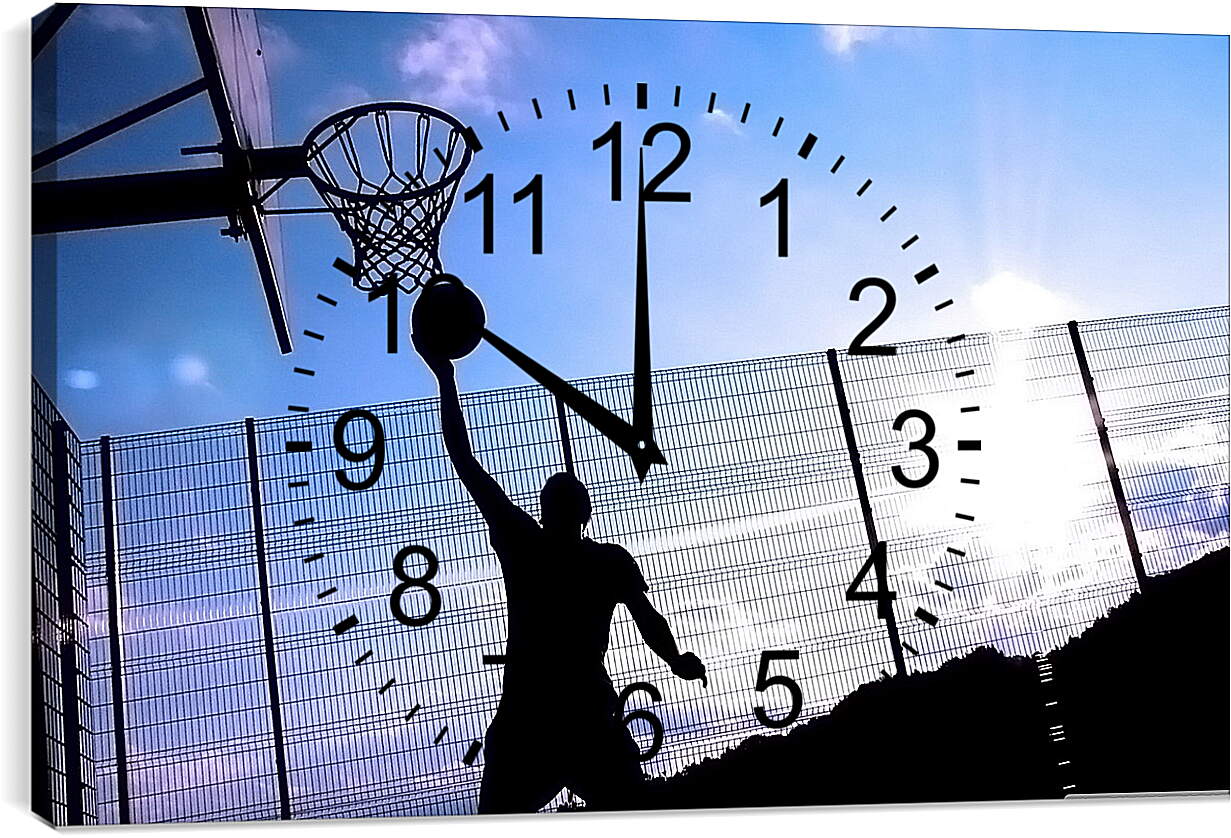 Часы картина - Баскетбол