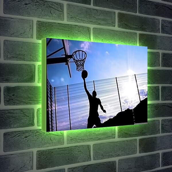 Лайтбокс световая панель - Баскетбол
