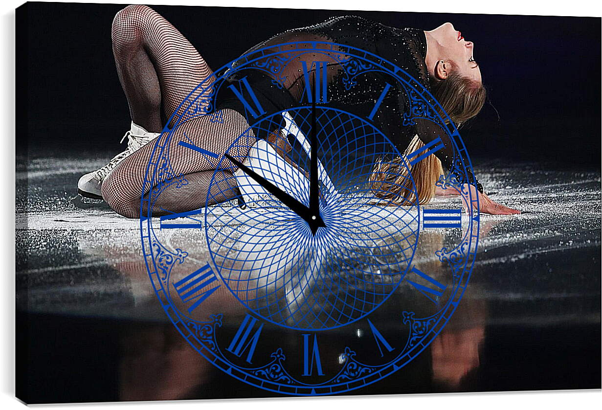 Часы картина - Фигурное катание
