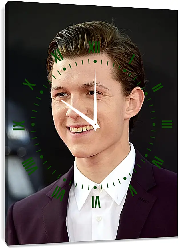 Часы картина - Том Холланд. Tom Holland