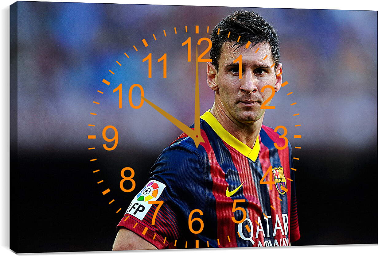 Часы картина - Лионель Месси (Lionel Andres Messi)