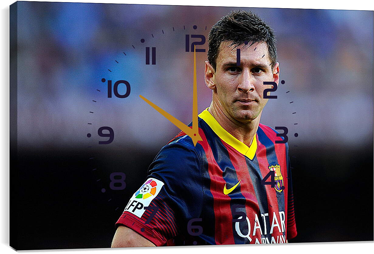 Часы картина - Лионель Месси (Lionel Andres Messi)