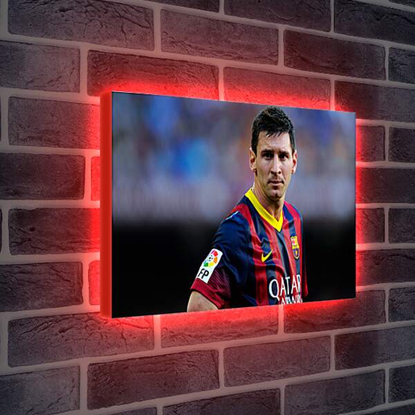Лайтбокс световая панель - Лионель Месси (Lionel Andres Messi)