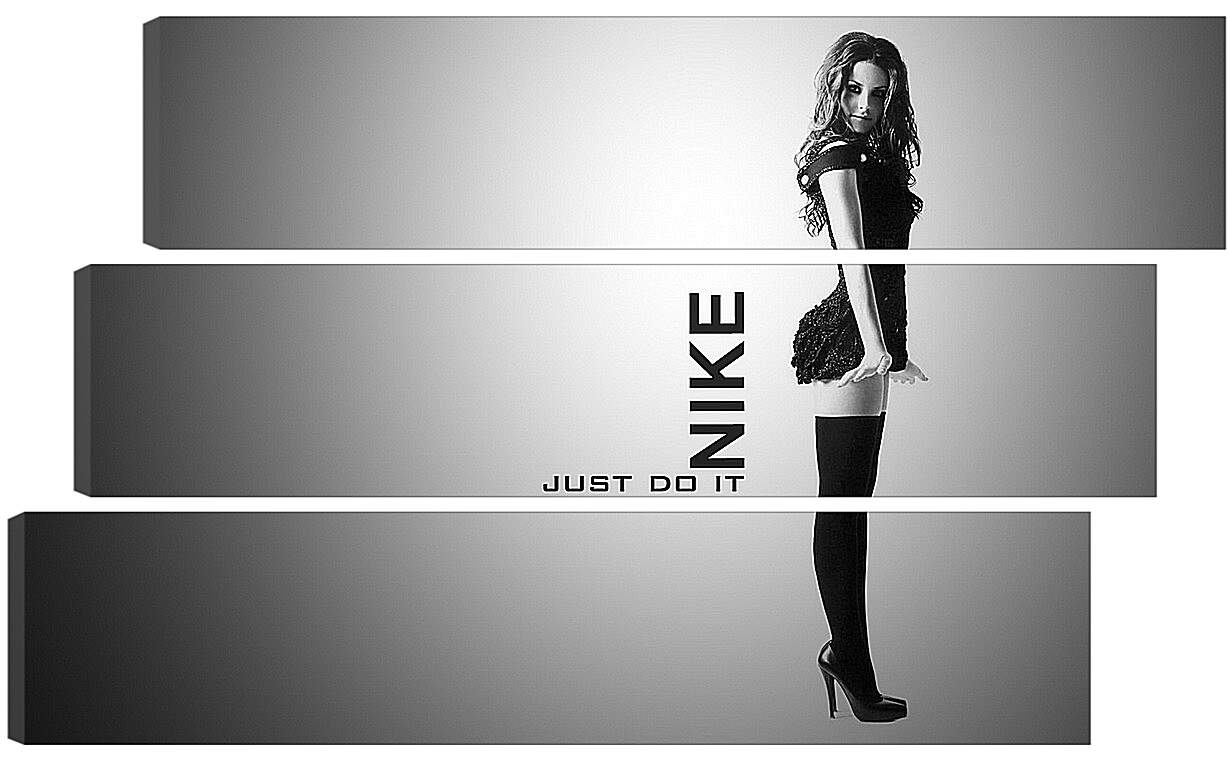 Модульная картина - Девушка. Nike