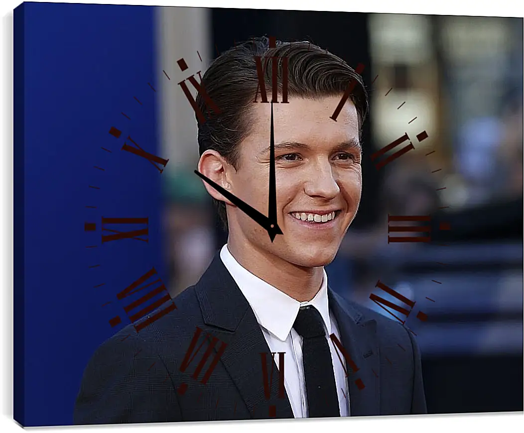 Часы картина - Том Холланд. Tom Holland