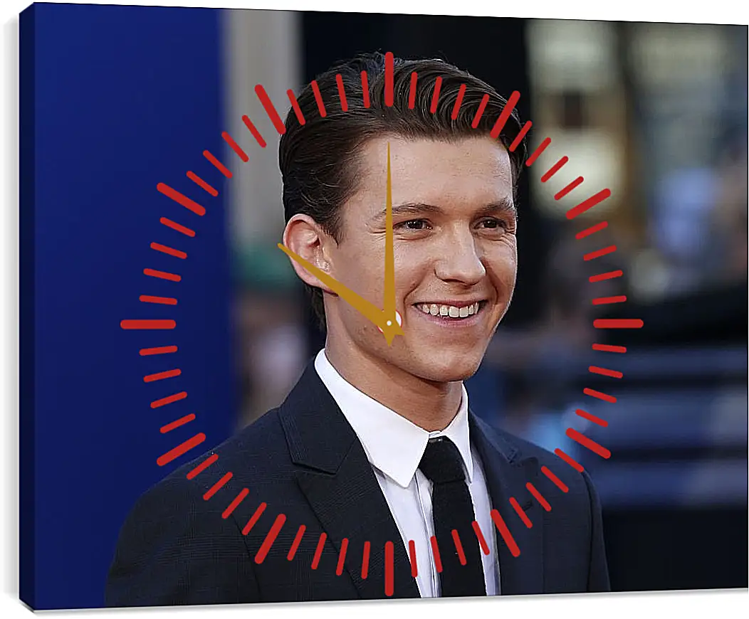 Часы картина - Том Холланд. Tom Holland