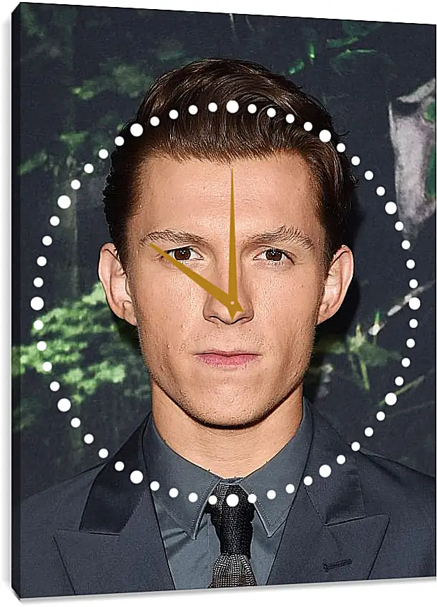 Часы картина - Том Холланд. Tom Holland