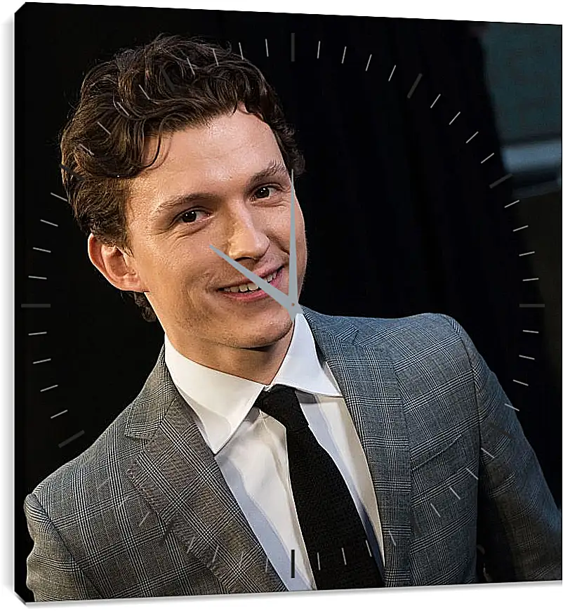 Часы картина - Том Холланд. Tom Holland