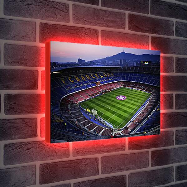 Лайтбокс световая панель - Стадион Камп Ноу. Барселона