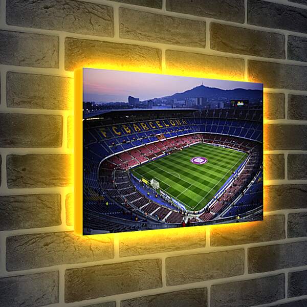 Лайтбокс световая панель - Стадион Камп Ноу. Барселона