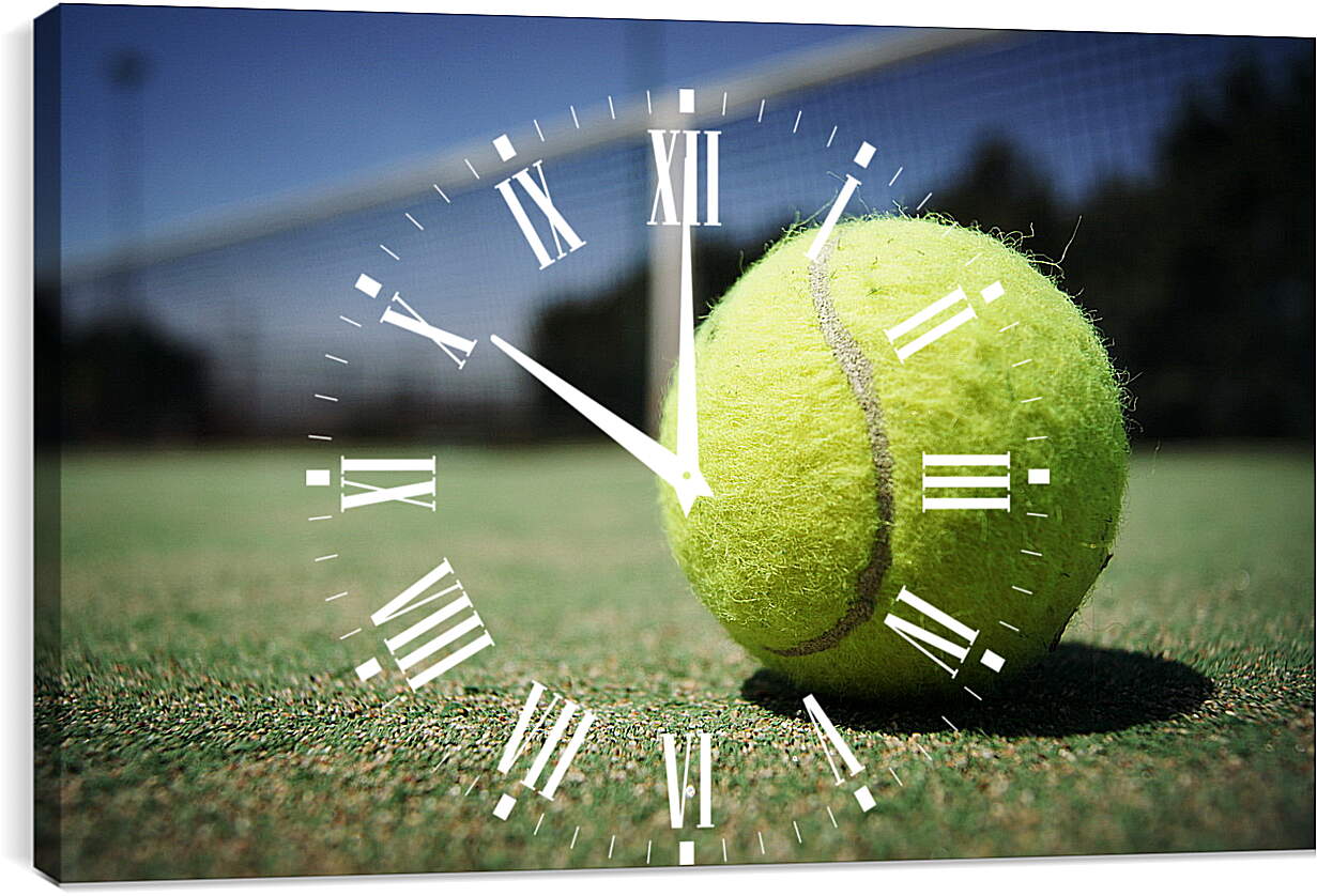 Часы картина - Теннисный мяч