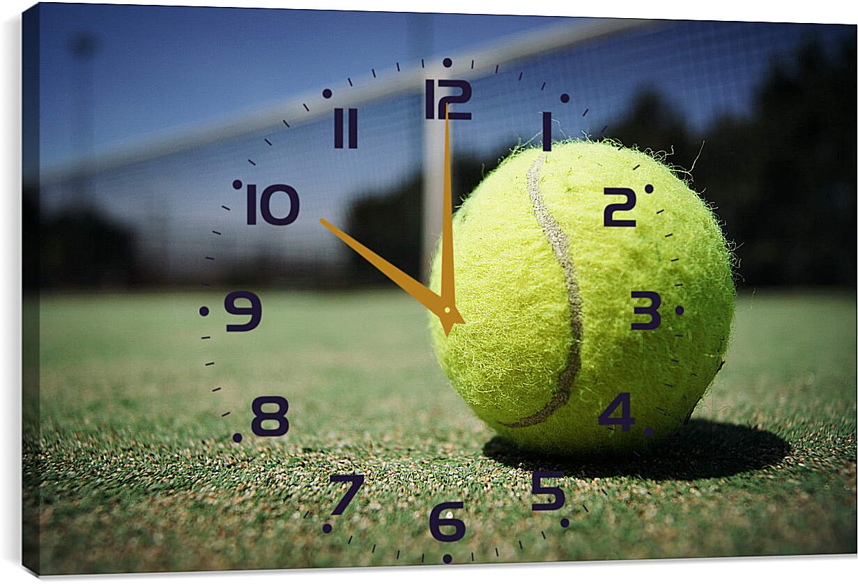 Часы картина - Теннисный мяч