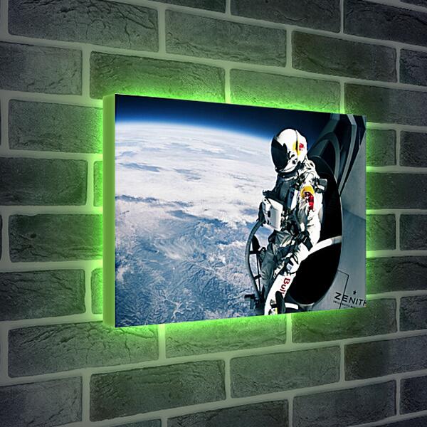 Лайтбокс световая панель - Космонавт на орбите