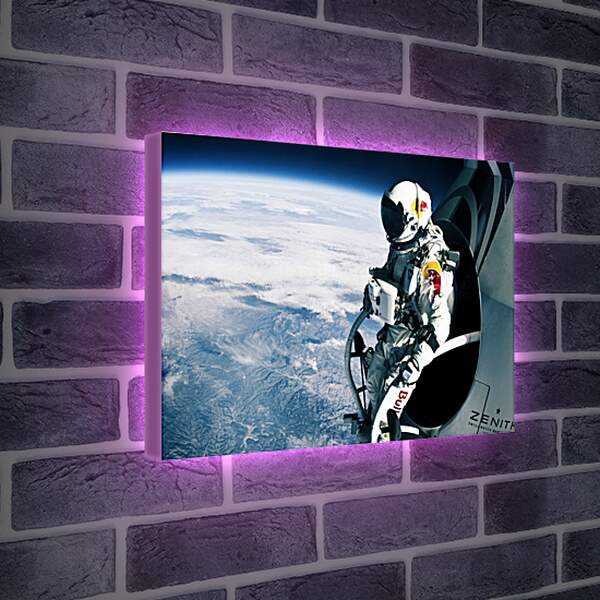 Лайтбокс световая панель - Космонавт на орбите