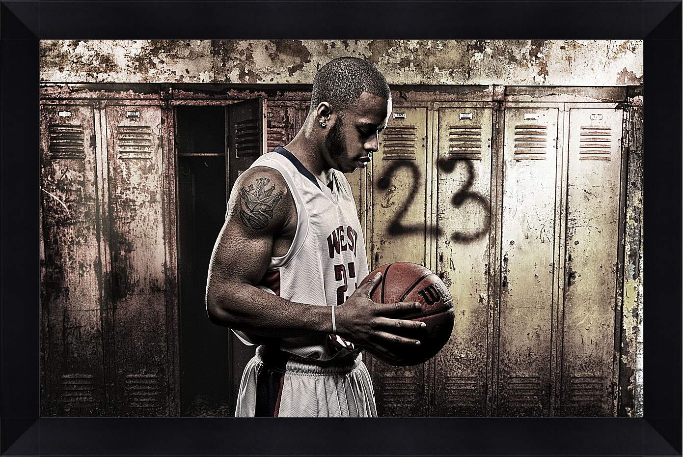Картина в раме - Номер легенды (Баскетбол)