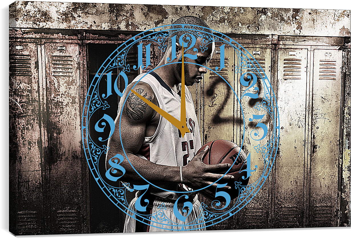 Часы картина - Номер легенды (Баскетбол)