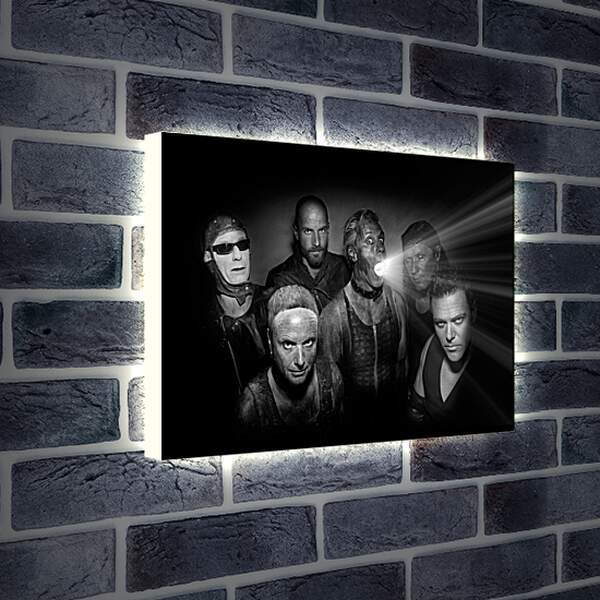 Лайтбокс световая панель - Rammstein