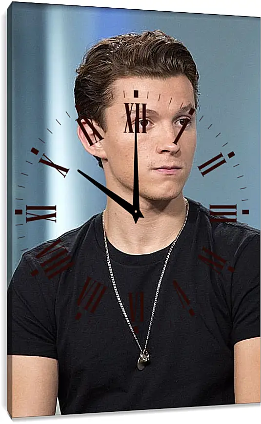 Часы картина - Том Холланд. Tom Holland