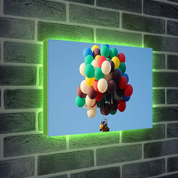 Лайтбокс световая панель - Разноцветные шарики