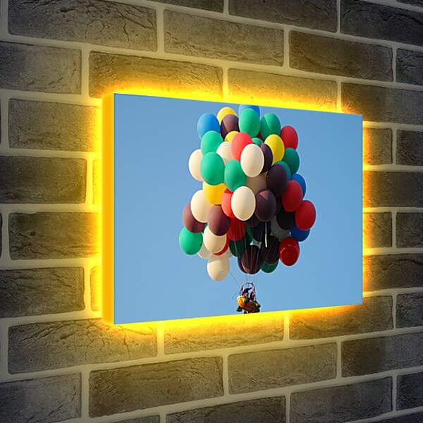Лайтбокс световая панель - Разноцветные шарики