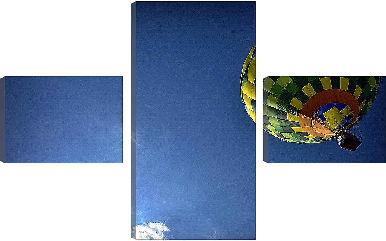 Модульная картина - Воздушный шар в небе