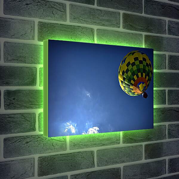 Лайтбокс световая панель - Воздушный шар в небе