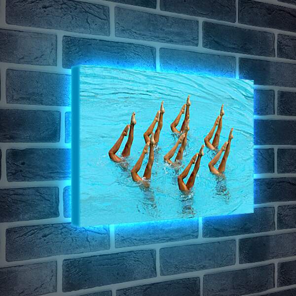 Лайтбокс световая панель - Синхронное плавание