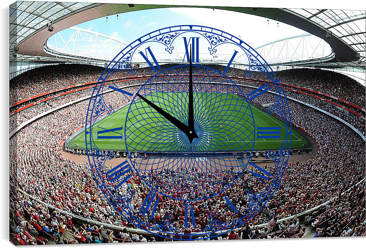 Часы картина - Полный стадион