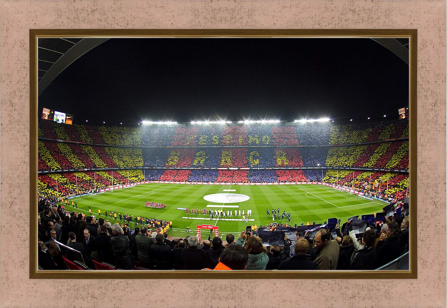 Картина в раме - Стадион Камп Ноу. Барселона