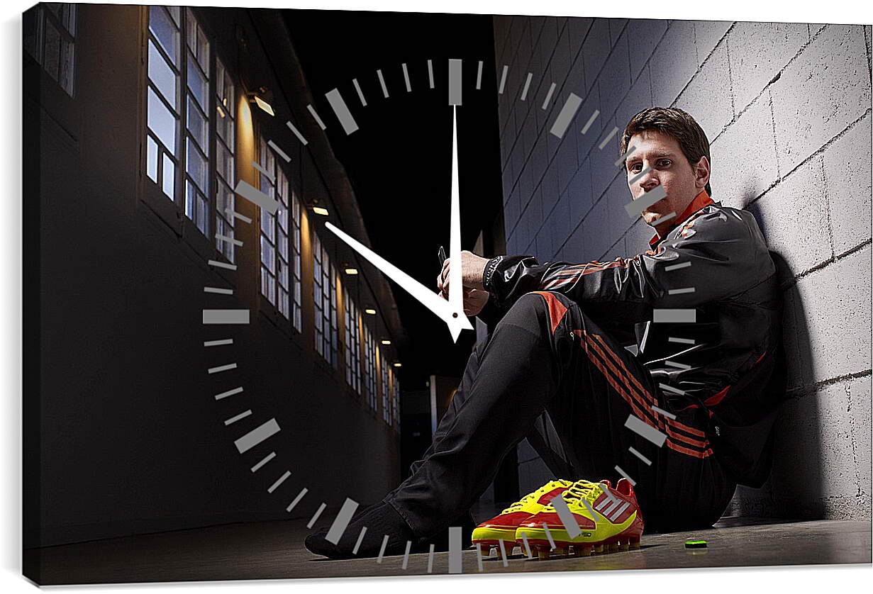 Часы картина - Лионель Месси (Lionel Andres Messi )