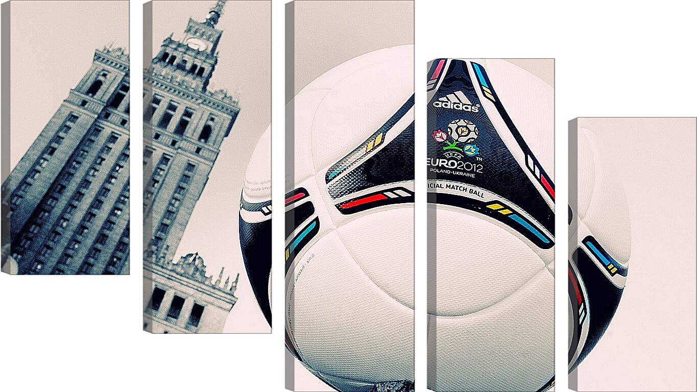 Модульная картина - Мяч Чемпионата Европы 2012