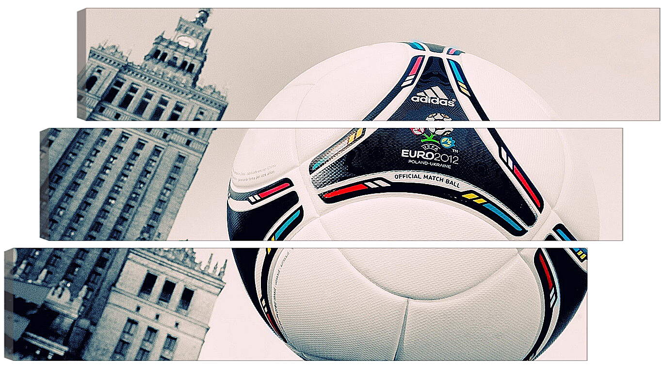 Модульная картина - Мяч Чемпионата Европы 2012
