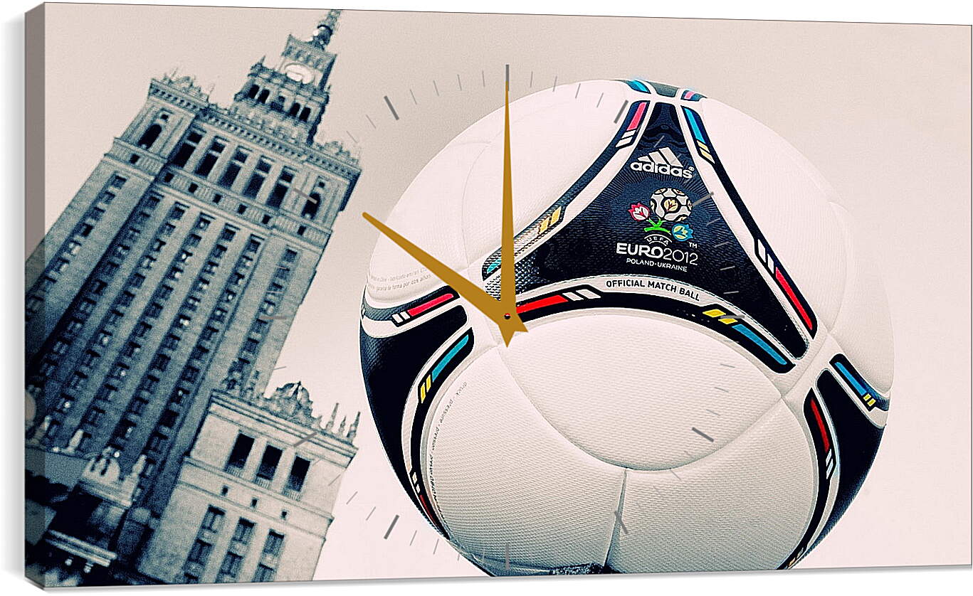 Часы картина - Мяч Чемпионата Европы 2012