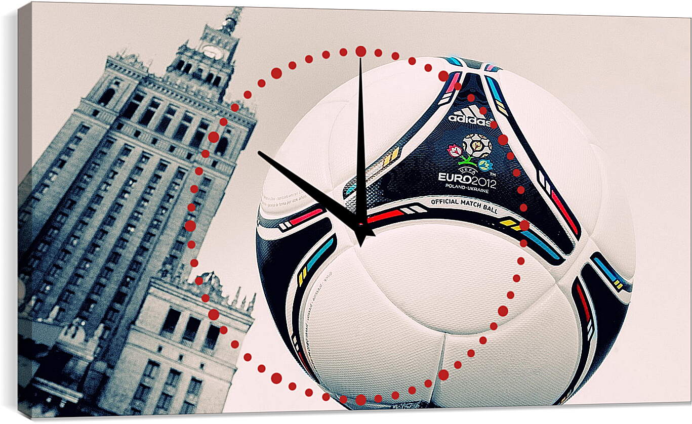 Часы картина - Мяч Чемпионата Европы 2012