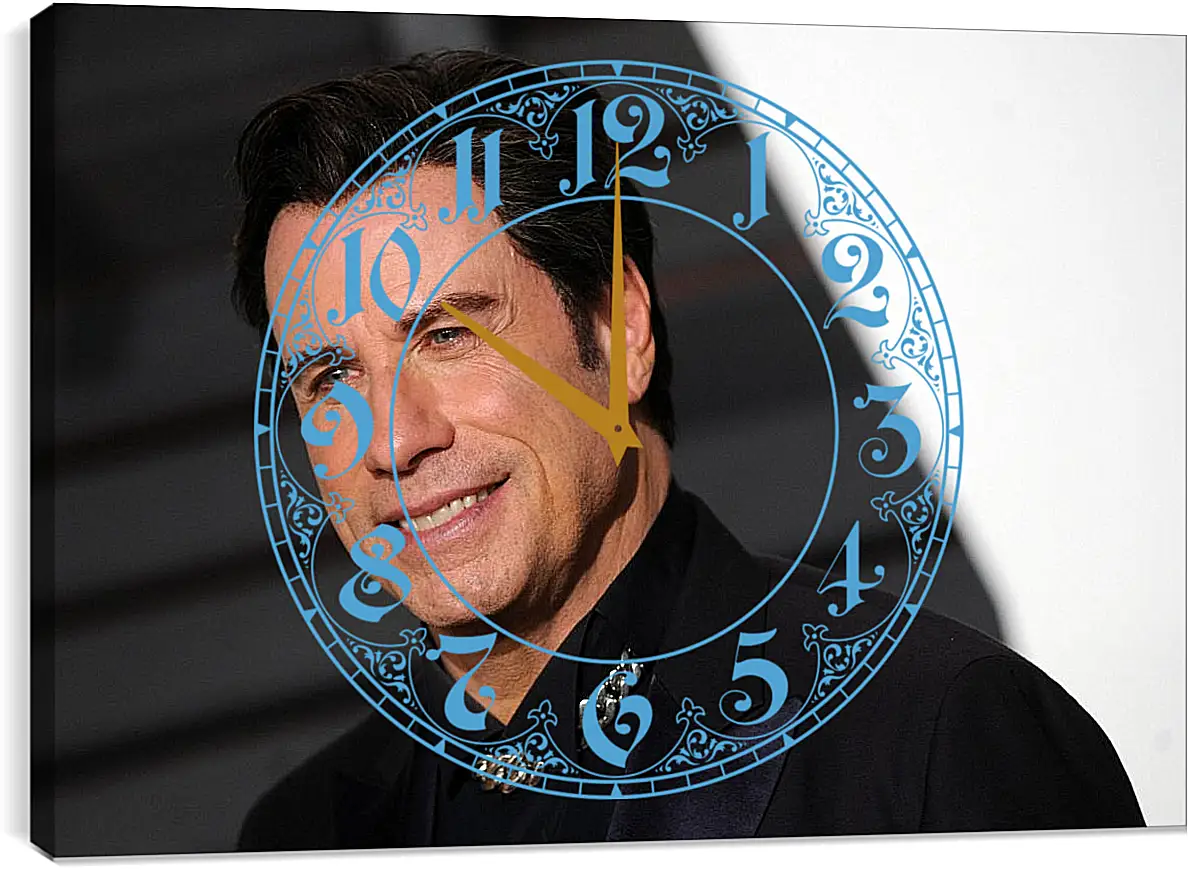 Часы картина - Джон Траволта. John Travolta