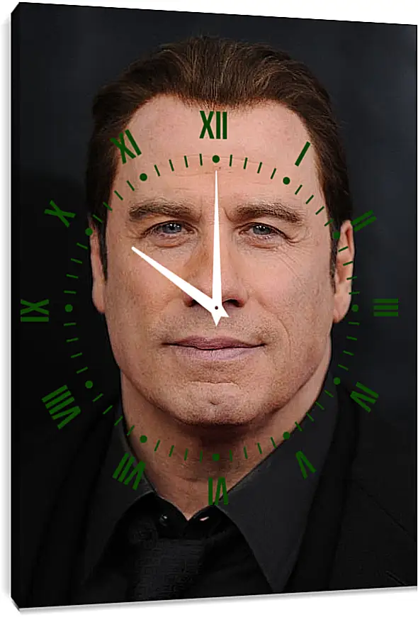 Часы картина - Джон Траволта. John Travolta