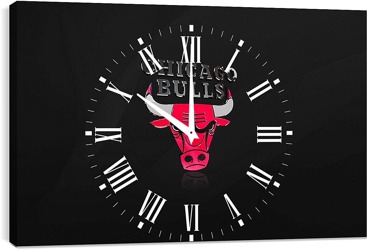 Часы картина - Эмблема БК Чикаго Буллз
