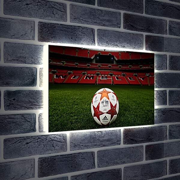 Лайтбокс световая панель - Мяч Лиги Чемпионов