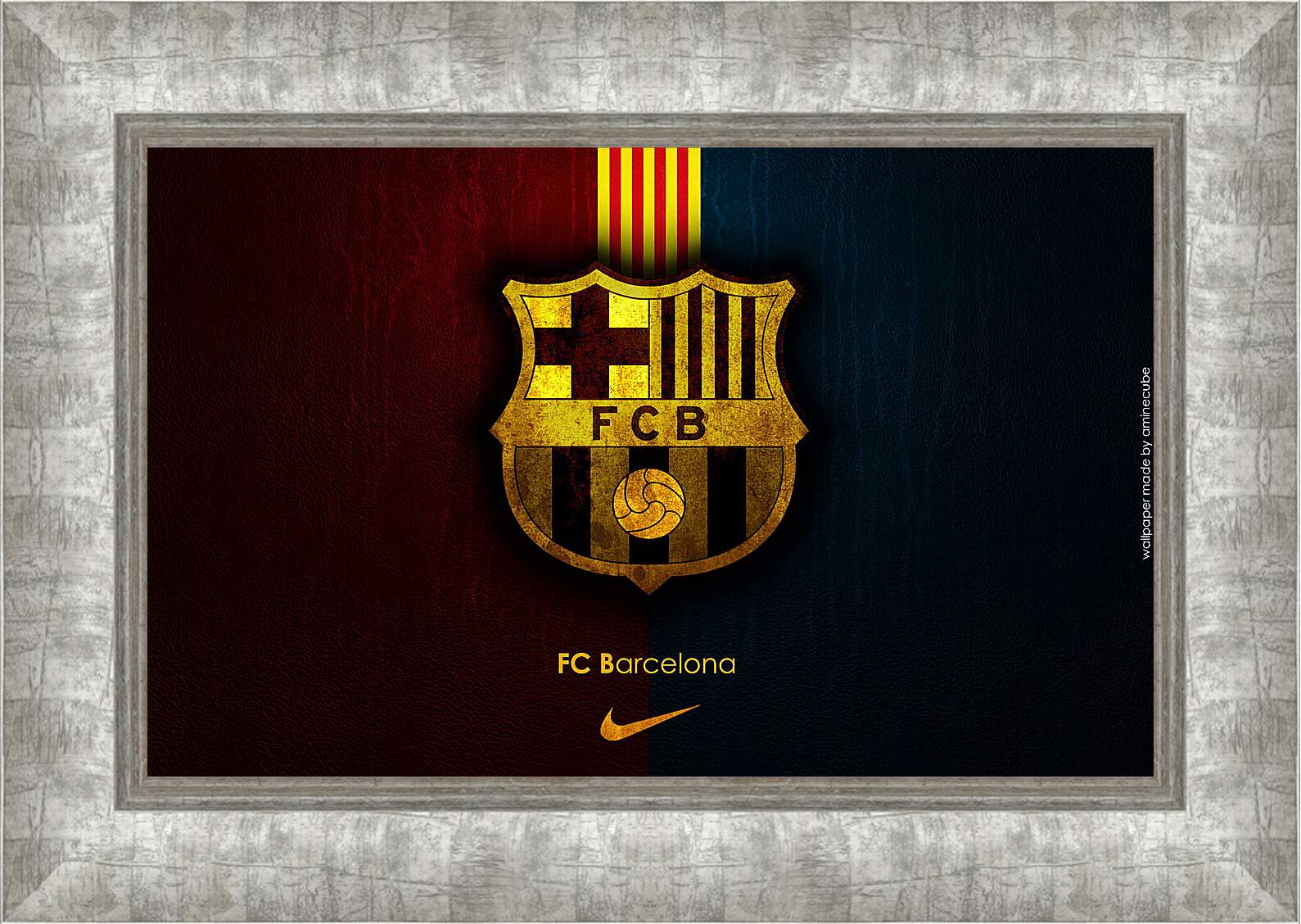 Картина в раме - Эмблема ФК Барселона