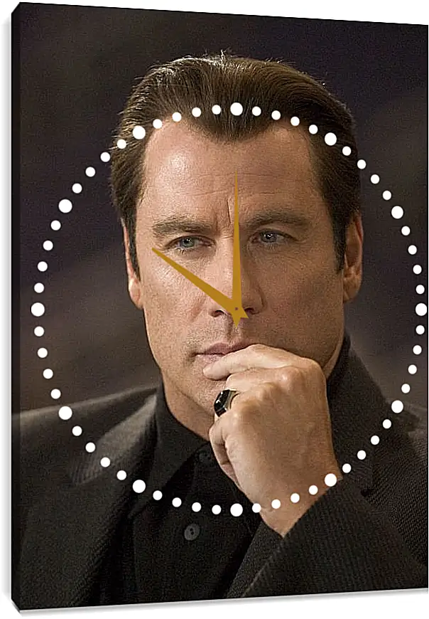Часы картина - Джон Траволта. John Travolta