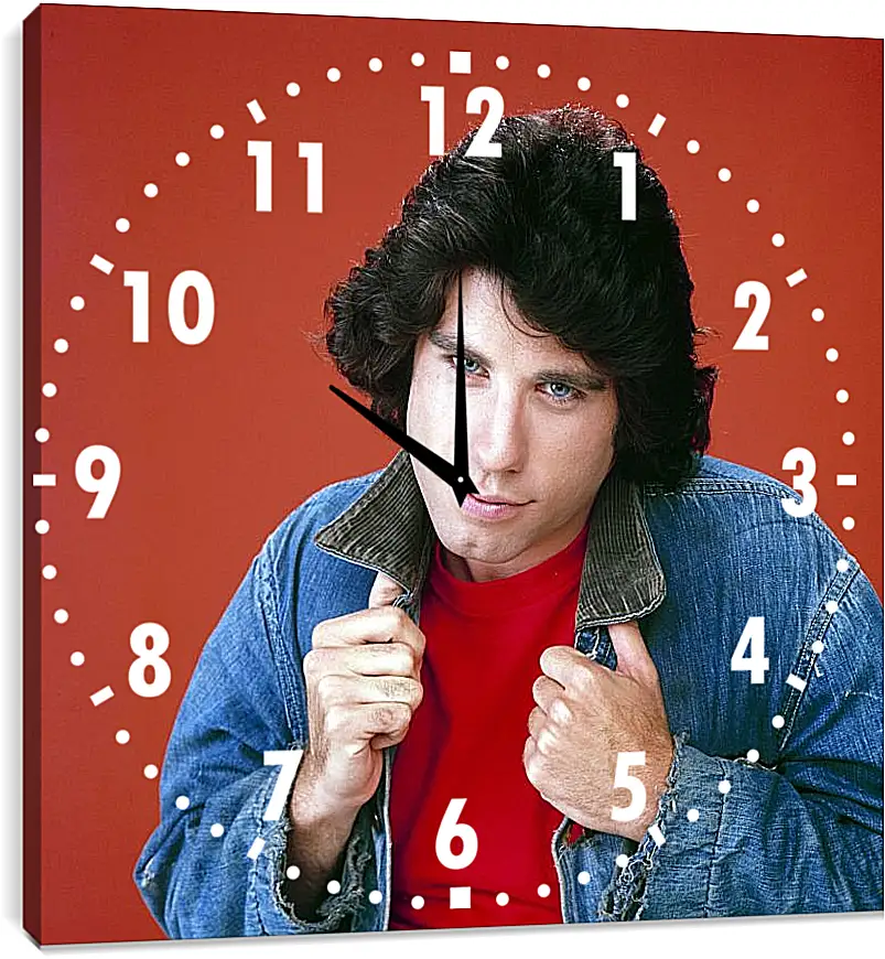 Часы картина - Джон Траволта. John Travolta