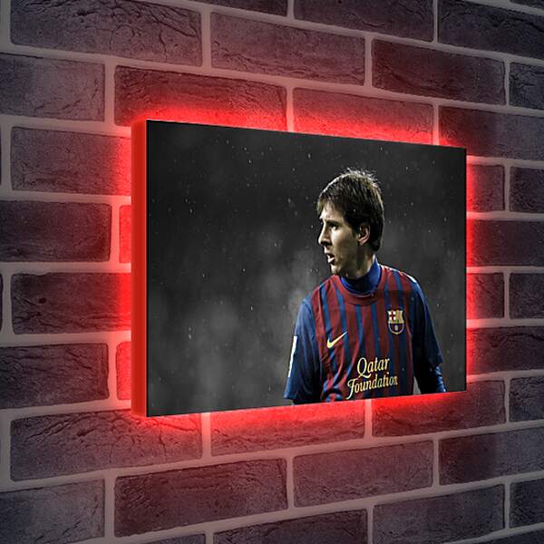 Лайтбокс световая панель - Лионель Месси (Lionel Andres Messi )