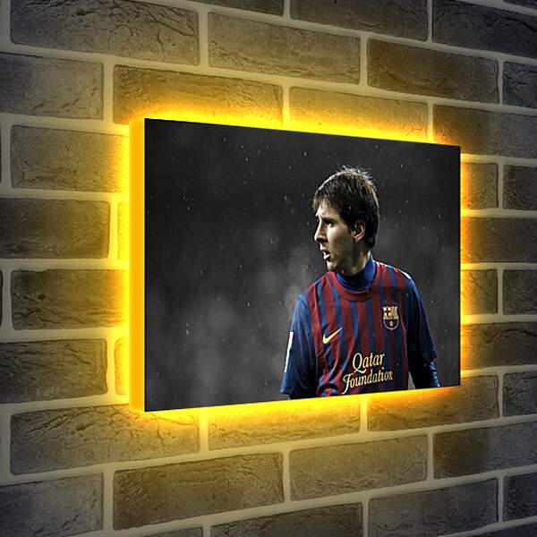 Лайтбокс световая панель - Лионель Месси (Lionel Andres Messi )