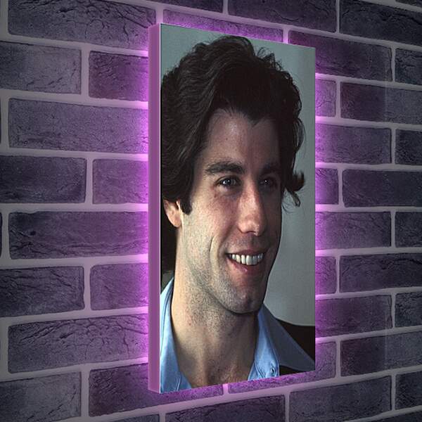 Лайтбокс световая панель - Джон Траволта. John Travolta