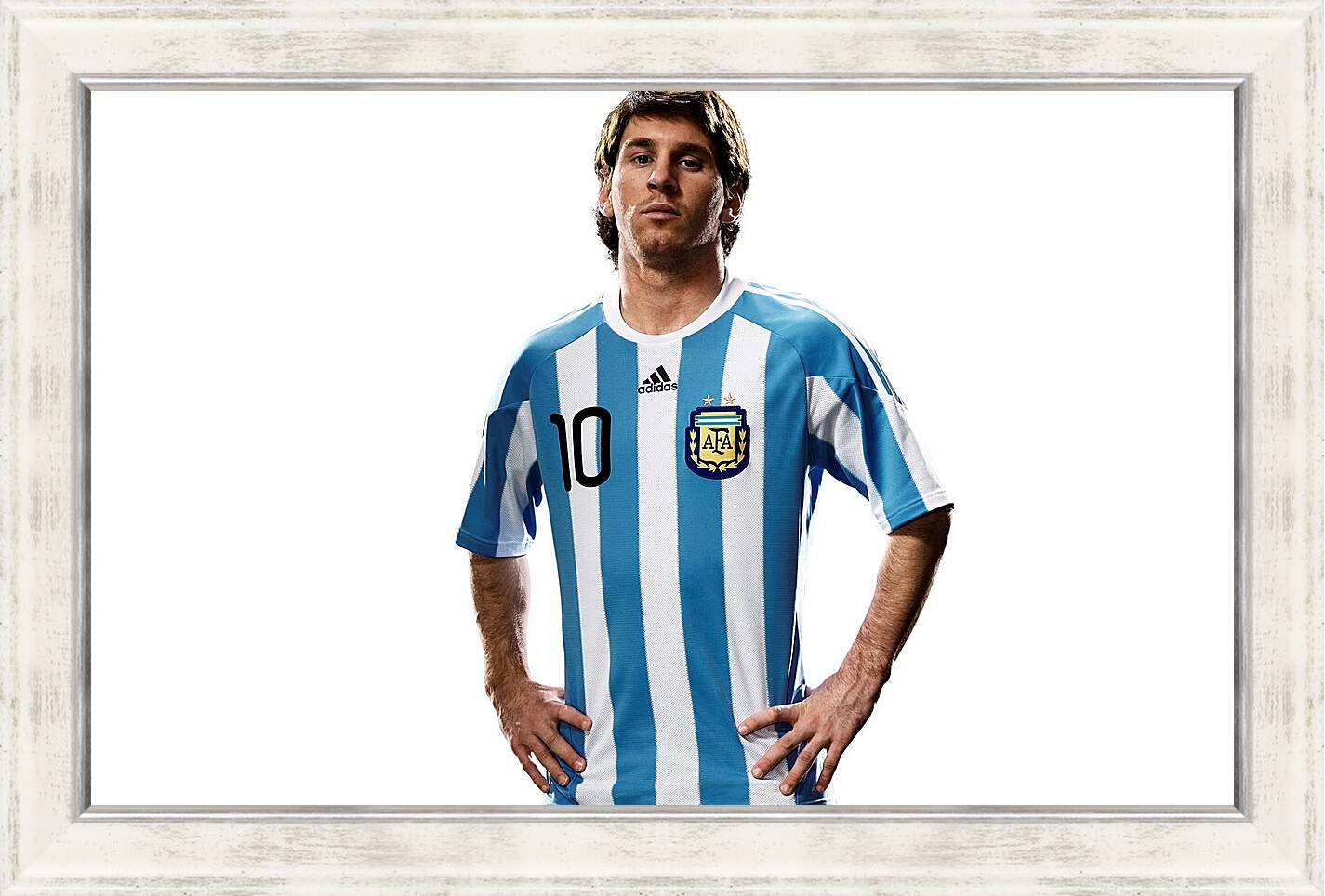 Картина в раме - Лионель Месси в сборной Аргентины